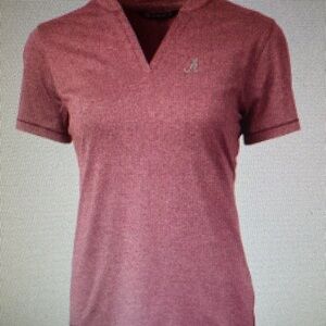 Cutter and Buck cardinal Alabama ladies top M